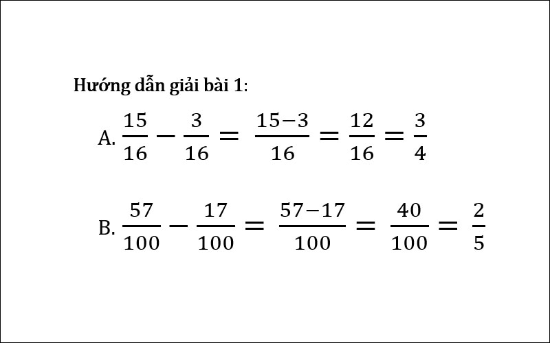 Hướng dẫn giải bài 1